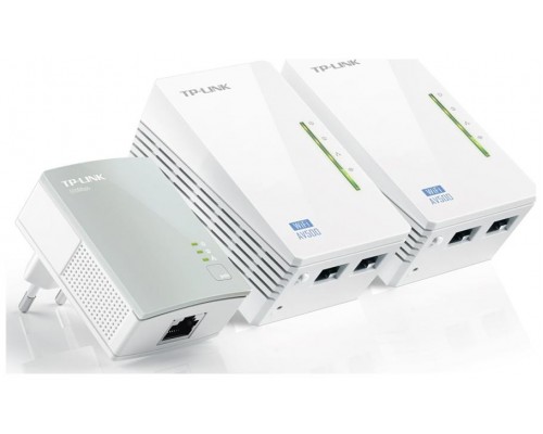 POWERLINE PLC WIFI TP-LINK AV600 300MB 2PORT (2xTL-WPA4220)